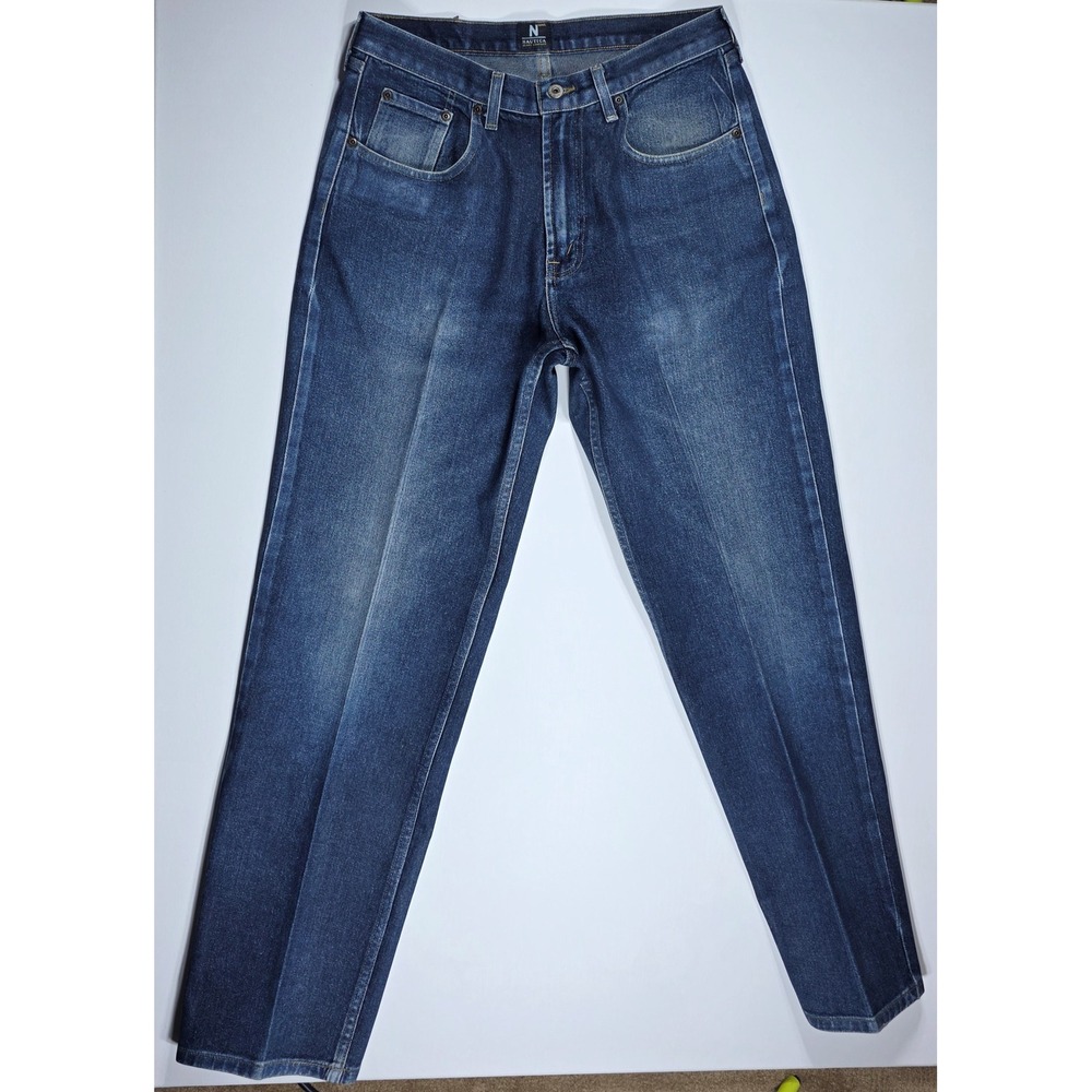 Nautica Jeans Company Men's 33x32 Medium Wash Straight Leg Denim